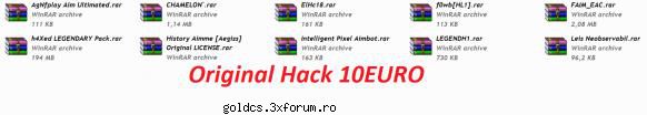 acest patch contine hackuri : 

agnfplay aim legendary aimme  original pixel 


10 euro toate aceste