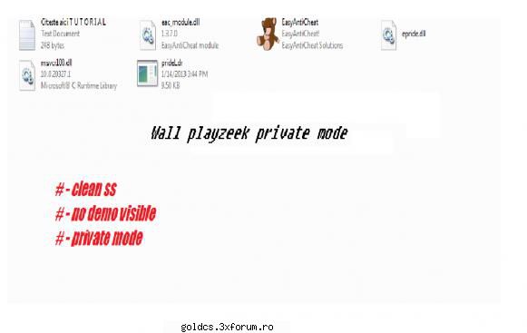 Wall playzeek update % work - # -clean ss # - no demo visible # - � Talcioc [ Anunturii vand / cumpar ] �